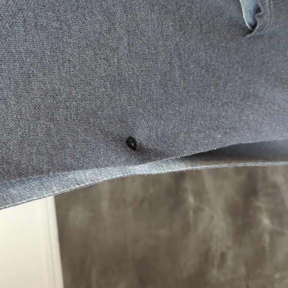 Lululemon Waterfall Open Knit Cardigan Sweater Dark Light Gray OS yoga leisure - Picture 5 of 9